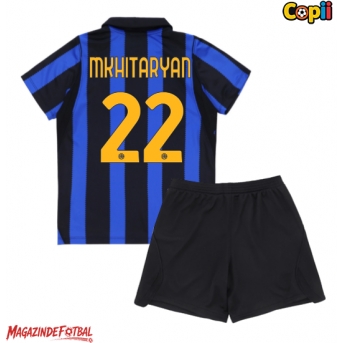 Inter Milan Henrikh Mkhitaryan #22 Echipament de Fotbal Replică 2026-27 Copii Acasa (+ Șorturi)